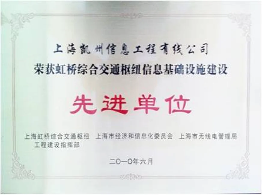 先进单位称号