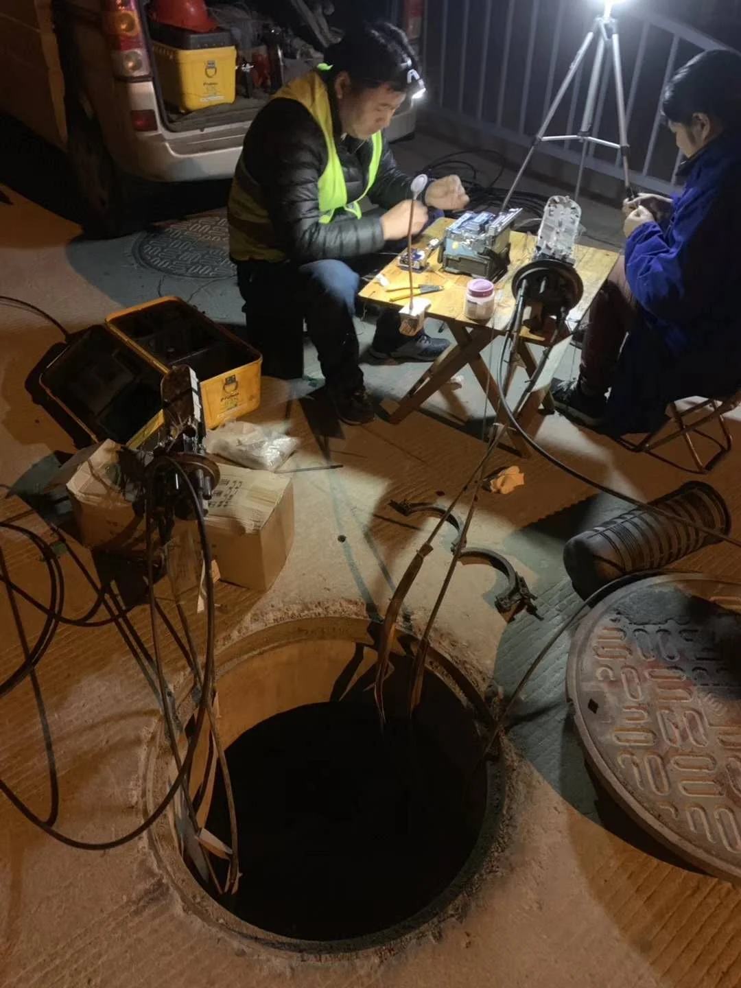 上海浦东联通管线割接工程
